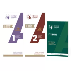 Pack BARÈMES RAPIDES/L'ESSENTIEL - Livraison 01/2026