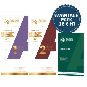 Pack BARÈMES RAPIDES/L'ESSENTIEL - Livraison 01/2026